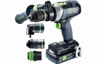 Perceuse-visseuse Festool TPC 18/4 5,2/4,0 Ah avec percussion, 4 vitesses, 50 Nm, système FastFix, Systainer³ inclus