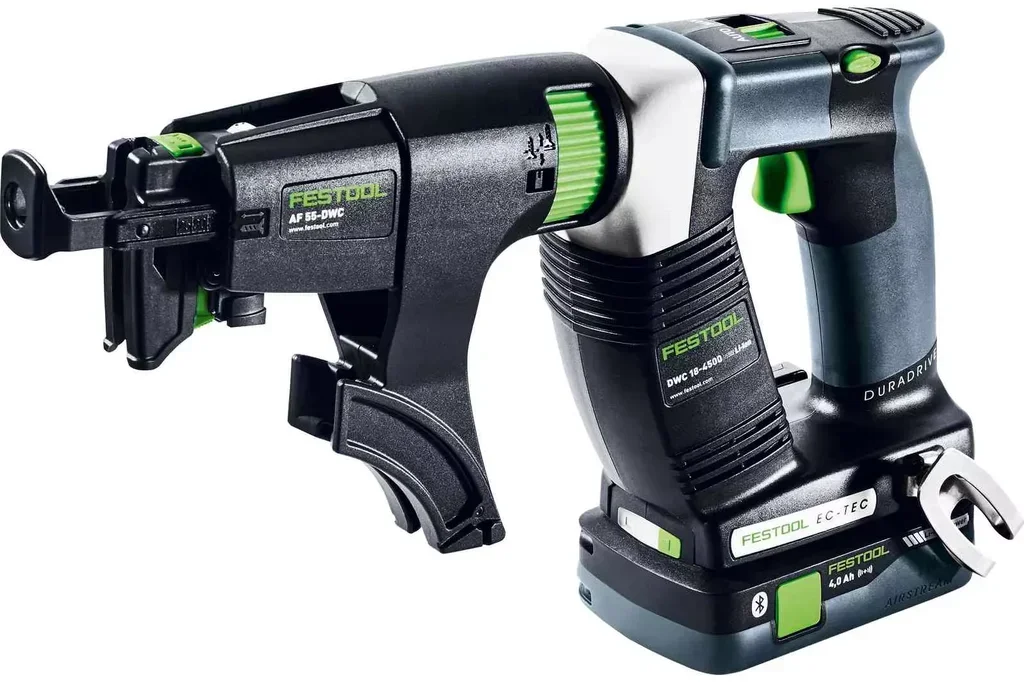 Visseuse plaque de plâtre Festool DWC 18-4500 HPC 4,0 I-Plus avec 2 batteries 18V 4Ah et SYSTAINER