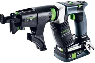 Visseuse plaque de plâtre Festool DWC 18-4500 HPC 4,0 I-Plus avec 2 batteries 18V 4Ah et SYSTAINER