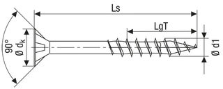 Tornillo SPAX 4CUT WIROX 1191 Universal - Tornillo para Madera Autoperforante Multipropósito