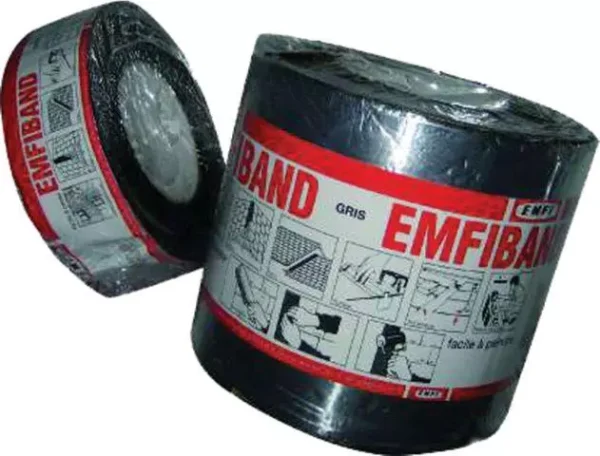 Bande d’étanchéité Emfiband EMFI – 22.5 cm x 10 m – plomb gris – GA225AE001
