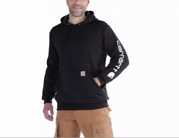 Sweatshirt à capuche CARHARTT avec logo sur la manche – K288