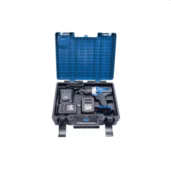 Perceuse à percussion 20V – SCHEPPACH – avec 2 batteries 20 V 2.0Ah – chargeur – Coffret d’accessoires – DTB-20ProS
