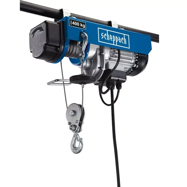 Palan électrique HRS400 SCHEPPACH – 220/240V 50Hz 780W 400kg – 4906905000