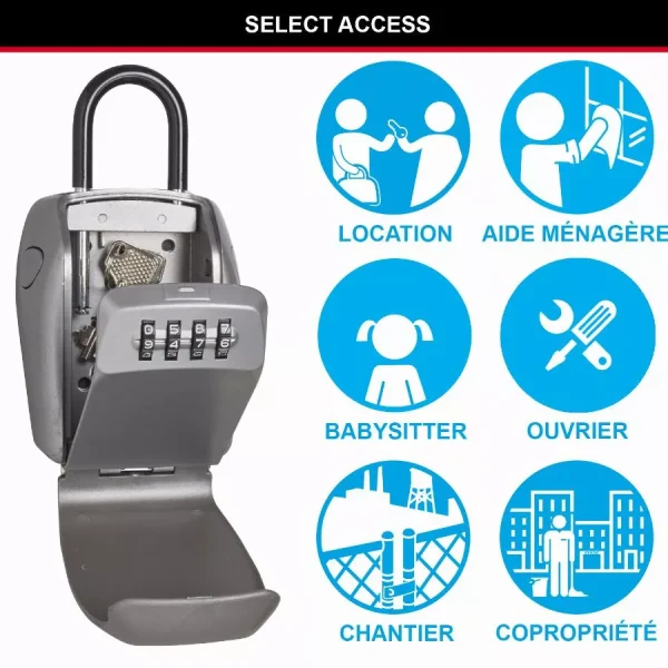 Boite à clés MASTERLOCK avec anse – Sécurité renforcée – 5414D