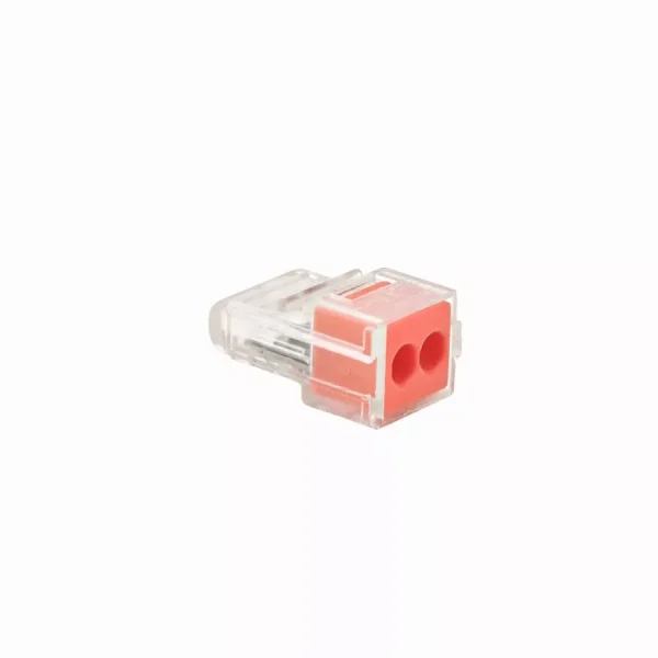 8 Bornes automatique pour câble rigide section de 1;5 à 2;5mm² en 2 trous DEBFLEX Rouge – 704520