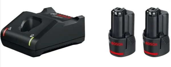2 Batteries GBA 12V 2.0Ah + Chargeur GAL 12V-40 BOSCH – 1600A019R8