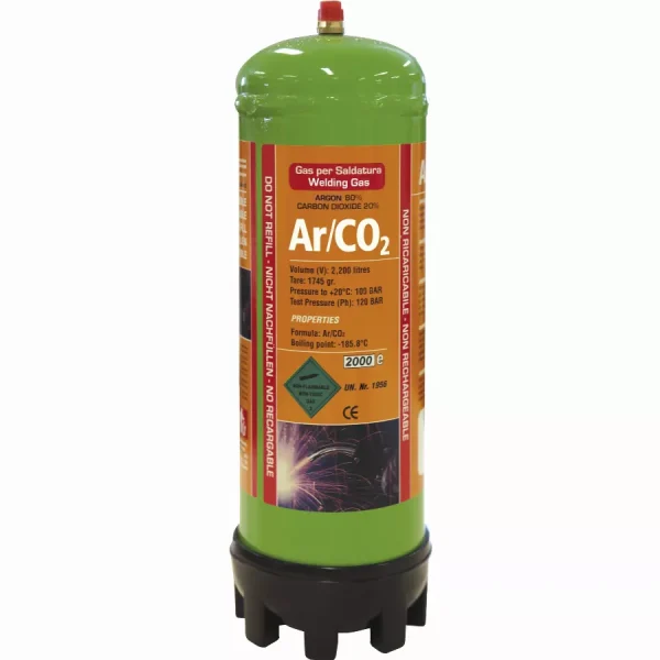 Cartouche jetable 2.2L Argon/CO2 GYS – 043671