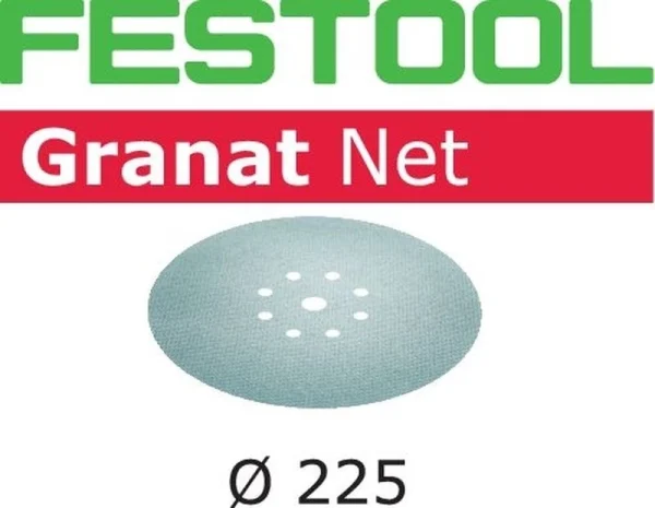 Abrasif maillé FESTOOL STF Ø225 mm – Granat Net