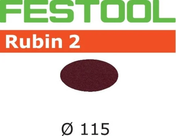 Abrasif pour ponçeuse FESTOOL Rubin 2 – Ø 115 mm