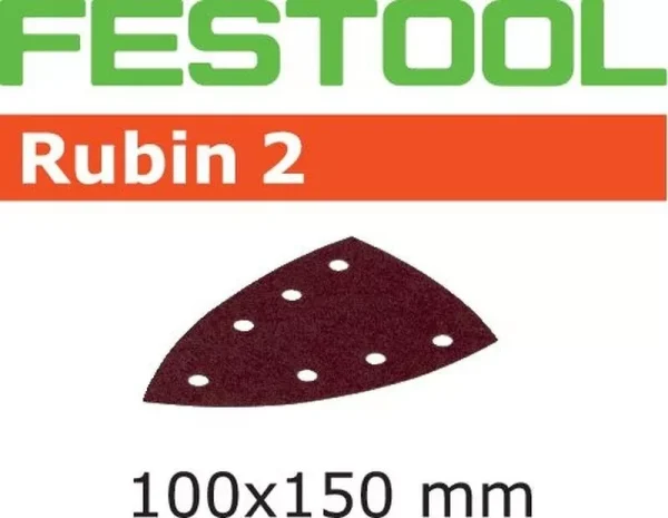 Abrasif pour ponçeuse FESTOOL Delta 7 – Rubin 2 – 100 x 150 mm