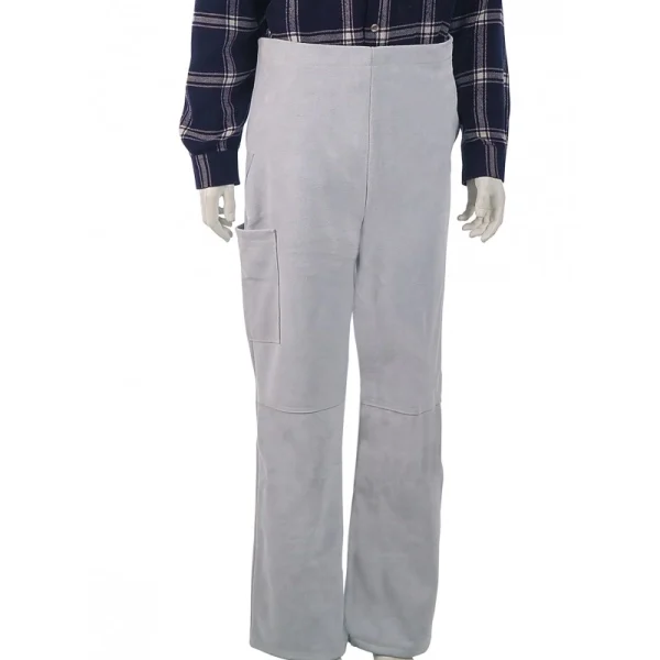 Pantalon SINGER pour soudeur – Cuir croute – SOUDAP