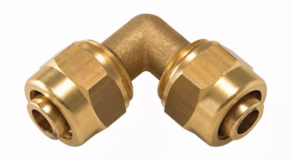 Coude à compression pour tube PER NOYON & THIEBAULT – A visser femelle écrou libre – P-524