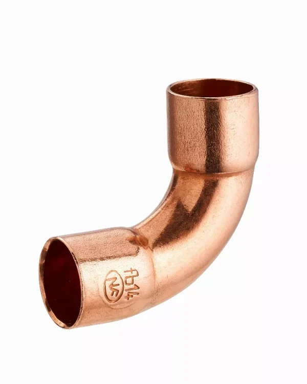 Courbe cuivre à souder 90° grand rayon double femelle égal NOYON & THIEBAULT – 942