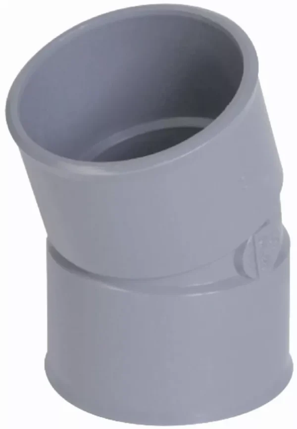 Coude NICOLL simple – PVC gris