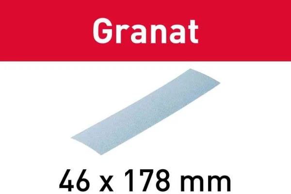 Abrasif pour ponçeuse FESTOOL Granat – 46 x 178 mm