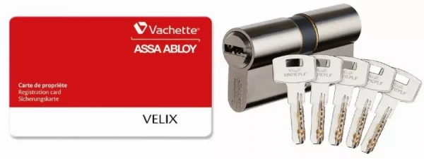 Cylindre 7101 Velix VACHETTE 5 clés réversible varié – VELIX