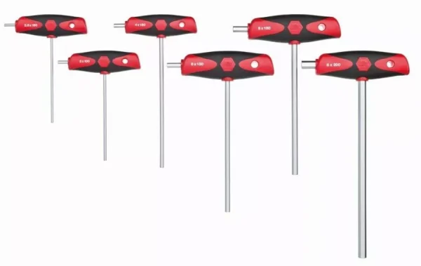 Jeu de tournevis hexagonaux avec ComfortGrip; 6 pièces WIHA – 26247