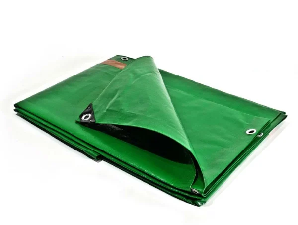 Bâche pro 250 g/m² TECPLAST – vert – 5 x 8 m – BA2505X8