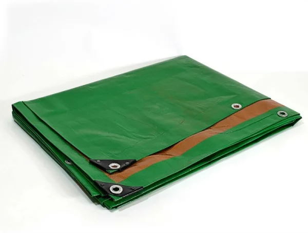 Bâche pro 250 g/m² TECPLAST – vert – 5 x 8 m – BA2505X8