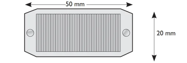 Cale réglette 751 PRUNIER SAS – Neutre – 20×50 mm – Boite 1000 – SCJP751
