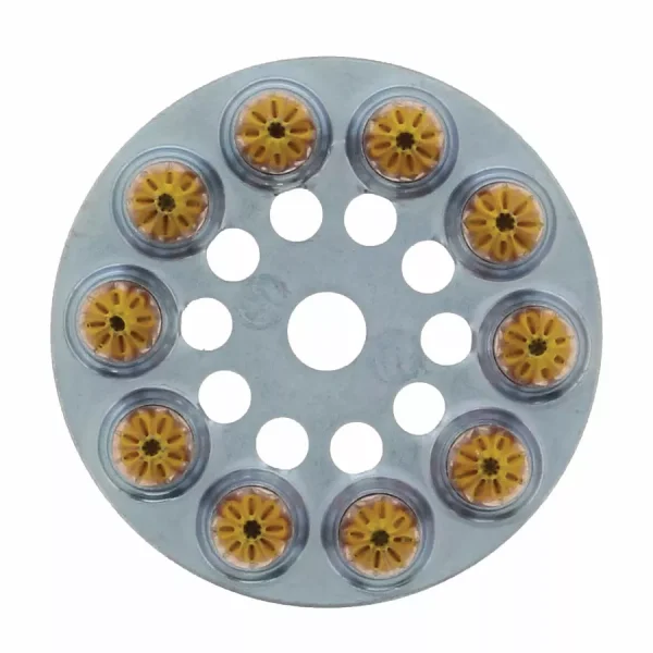Boîte de 10 disques à 10 charges à poudre 6.3/10 moyenne Jaune SPIT – 031700