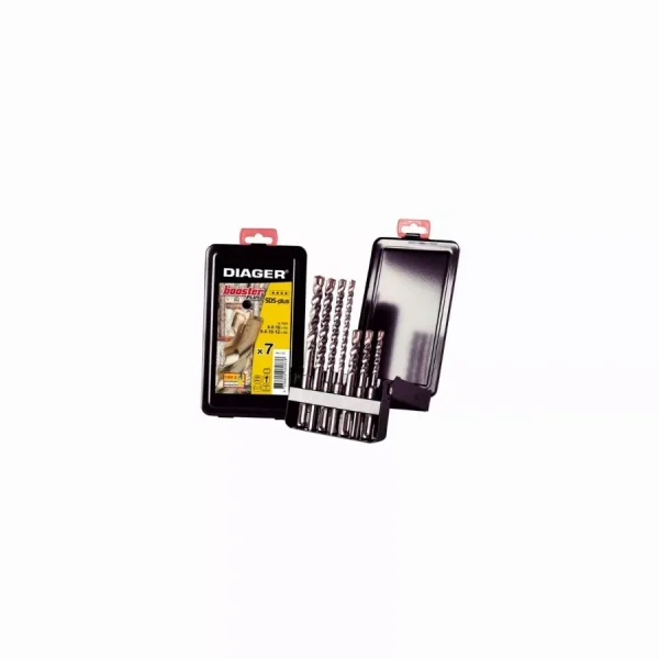 Coffret Foret Booster-Plus SDS-Plus Ø6/8/10 L.110 Ø6/8/10/12 L.160 DIAGER – 113D