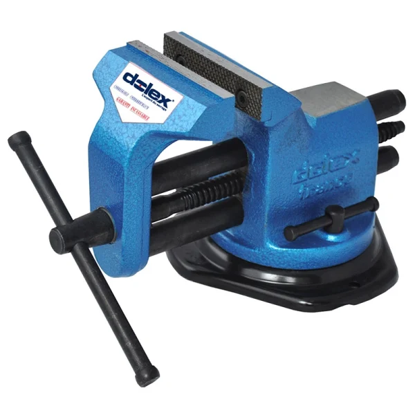 Étau à double guidage DOLEX base tournante – largeur 90 mm – 104T