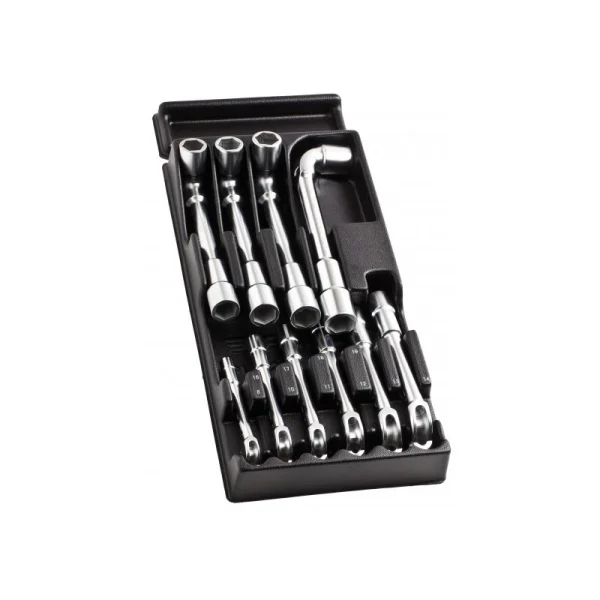 Module de 10 clés à pipe débouchées FACOM – MOD.75-1PB