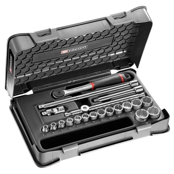 Coffret de douille 3/8 12 pans – FACOM – J.161-3P12