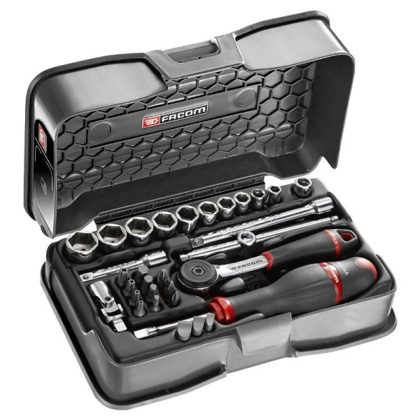Coffret Douille 1/4″ 6 pans mm R.161B FACOM 31 pièces – R.161-5P6