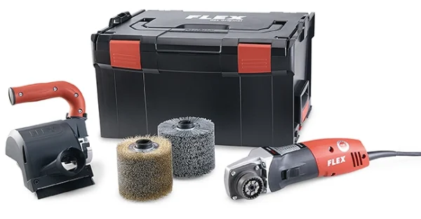 Polisseuse excentrique Brosseuse TRINOXFLEX BBE 14-3 110 Set FLEX – en coffret – 461504