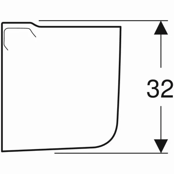Cache siphon Bastia GEBERIT – 501.607.00.1