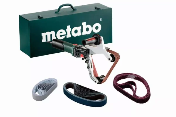 Ponceuse à tubes METABO RBE 15-180 Coffret avec set d’accessoires – 602243500