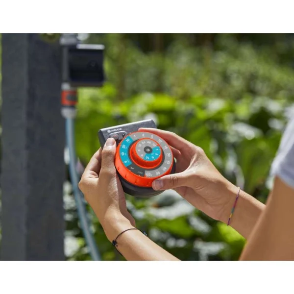 Programmateur d’arrosage Easy Control GARDENA pour robinets 20/27 26/34 – 1888-20
