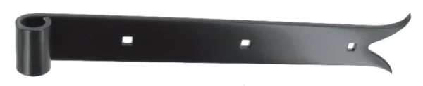 Penture droite – Queue de carpe – Hauteur : 40mm x épaisseur : 6 mm Ø 14 L.600MM