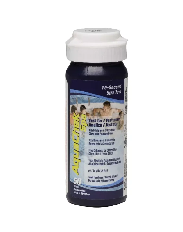 50 Bandelettes d’analyse AQUACHECK Spa 6 en 1 – 552244