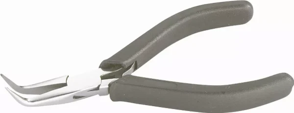 Pince electronique bec 1/2 rond coude SAM – 554C