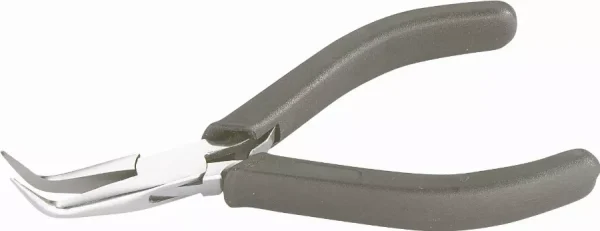 Pince electronique bec 1/2 rond coude SAM – 554C