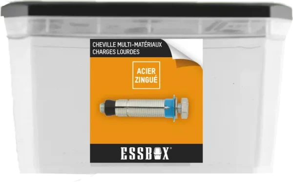 Cheville ESSBOX SCELL-IT Universelle – ØM10 mm x 75 mm – Boite de 25 – EX-9201111075