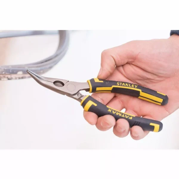 Pince a becs 1/2 ronds longs coudes 160mm FATMAX – 0-89-871