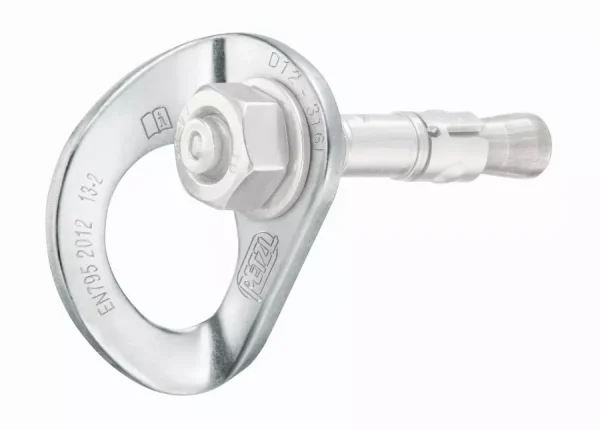 Plaquettes d’amarrage coeur stainless steel PETZL – Goujon 10mm – P36AS10