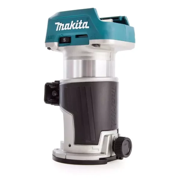 Affleureuse sans fil 18V LXT – MAKITA – sans batterie; ni chargeur – avec accessoires – MakPac – DRT50ZJX3