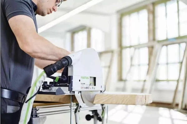 Scie circulaire TS 75 EBQ-Plus-FS – 1600W Ø210 mm – FESTOOL – avec Rail FS 1400/2 + lame Wood universal – 576115