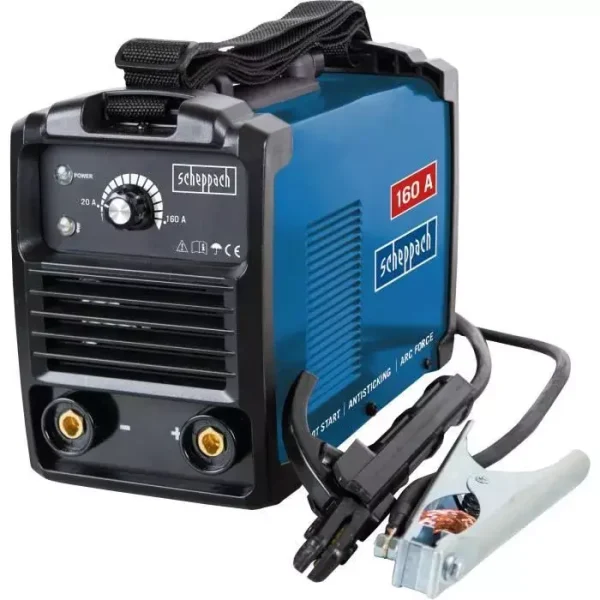 Poste à souder 160A – SCHEPPACH – avec masque; brosse 3 baguettes – WSE1100