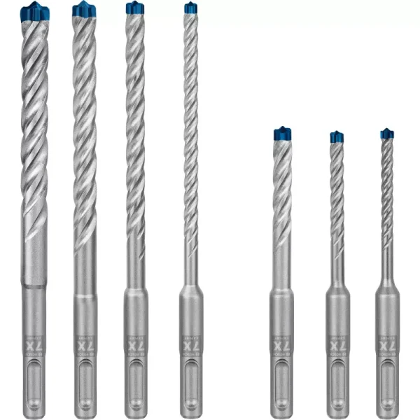 Coffret 7 forets béton SDS Plus 7X Expert BOSCH 5/6/6/8/8/10/12 mm – 2608900195
