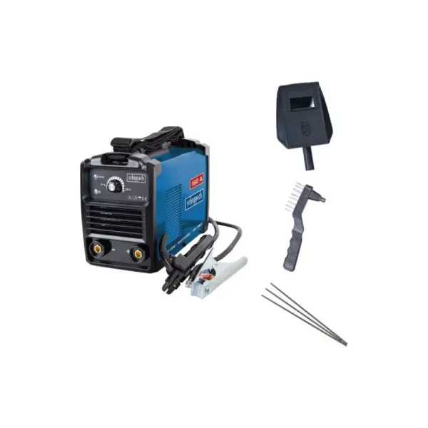 Poste à souder 160A – SCHEPPACH – avec masque; brosse 3 baguettes – WSE1100