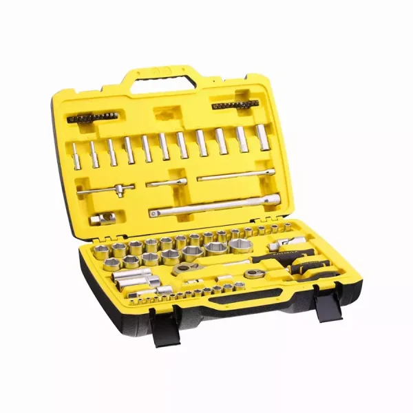 Coffret à douilles 1/4″ et 1/2″ STANLEY – Jeu de 81 pièces – FMMT82826-1