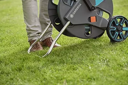 Dévidoir sur roue CleverRoll L Easy équipé; enrouleur de tuyau – 30 m – GARDENA – 18522-26