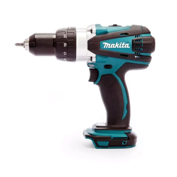 Perceuse visseuse à percussion 18V LXT Ø13 mm – MAKITA -Sans batterie; ni chargeur – DHP458Z